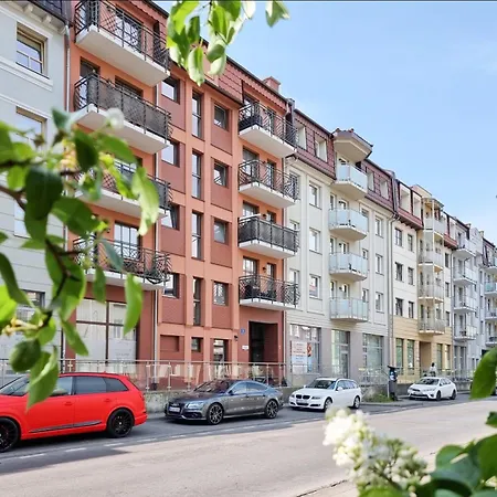 Apartmán Visit Baltic - Kwartal Rozy Wiatrow Lawendowy Z Sypialnia I Balkonem