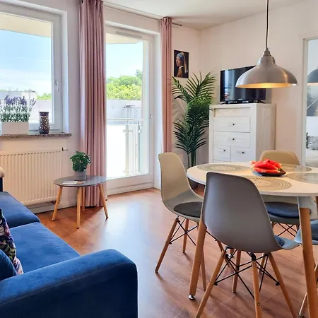 Visit Baltic - Kwartal Rozy Wiatrow Lawendowy Z Sypialnia I Balkonem Apartmán *
