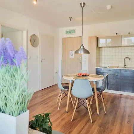 Visit Baltic - Kwartal Rozy Wiatrow Lawendowy Z Sypialnia I Balkonem Svinoústí